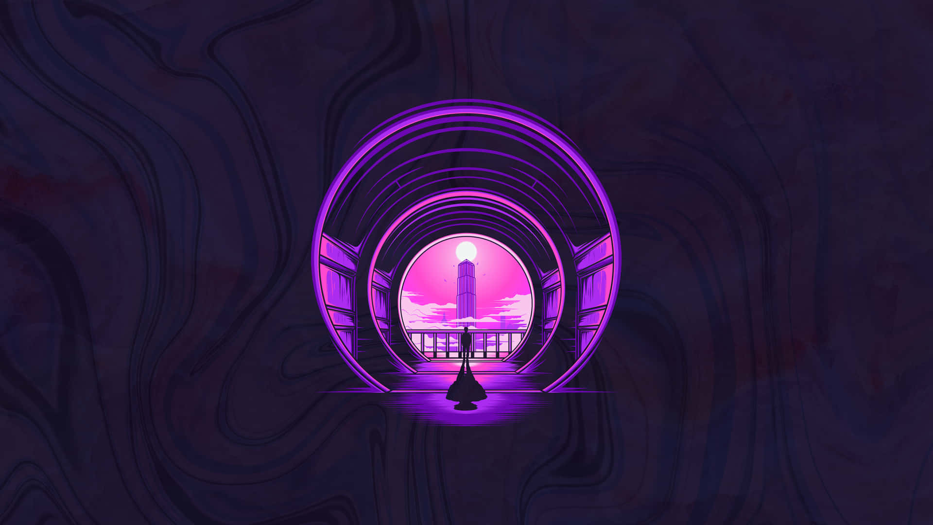 Neon Purple Wallpaper