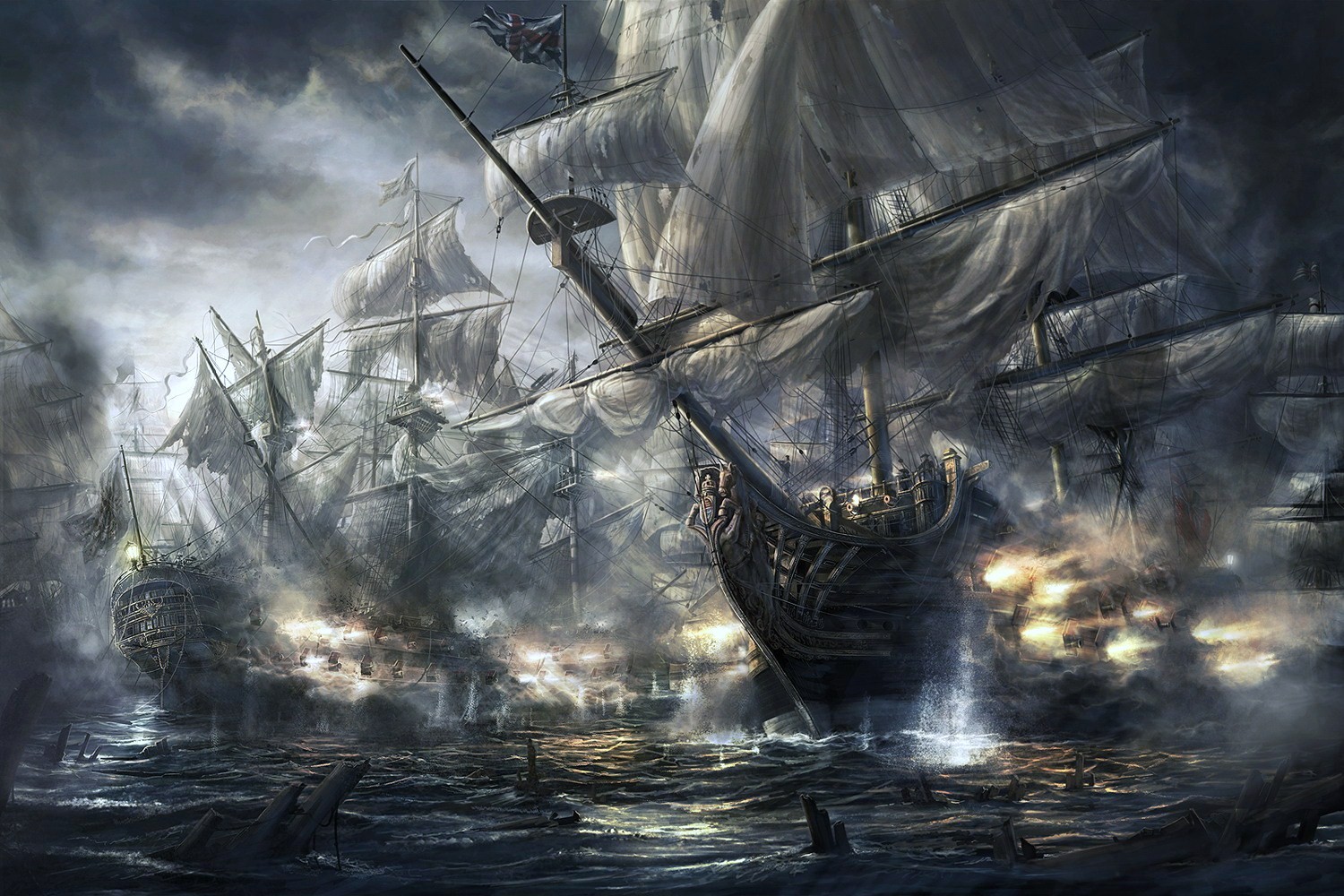 Hq Battle Ship Wallpaper