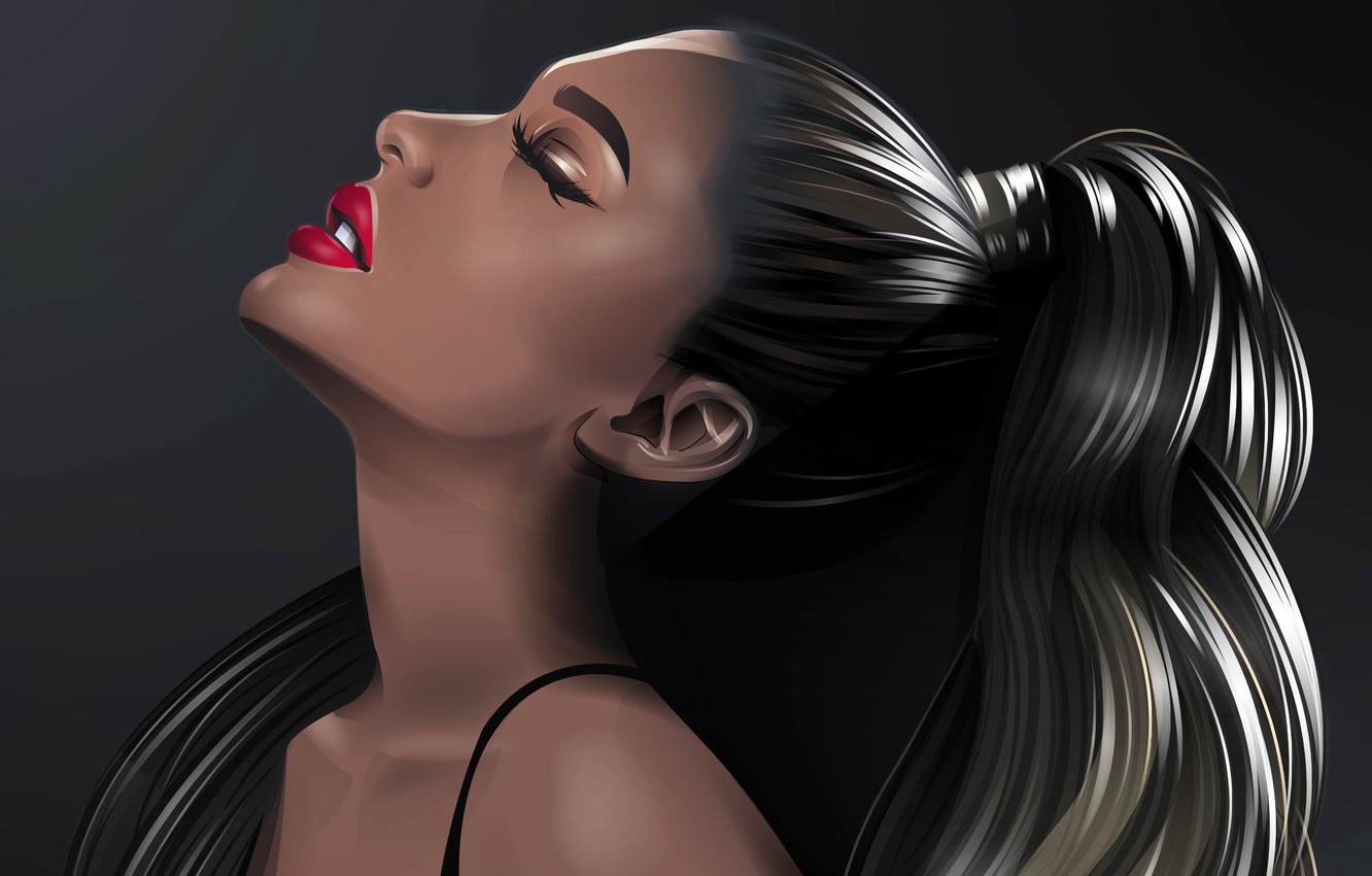 Wallpaper Girl Makeup Lips Ariana Grande Image For Desktop