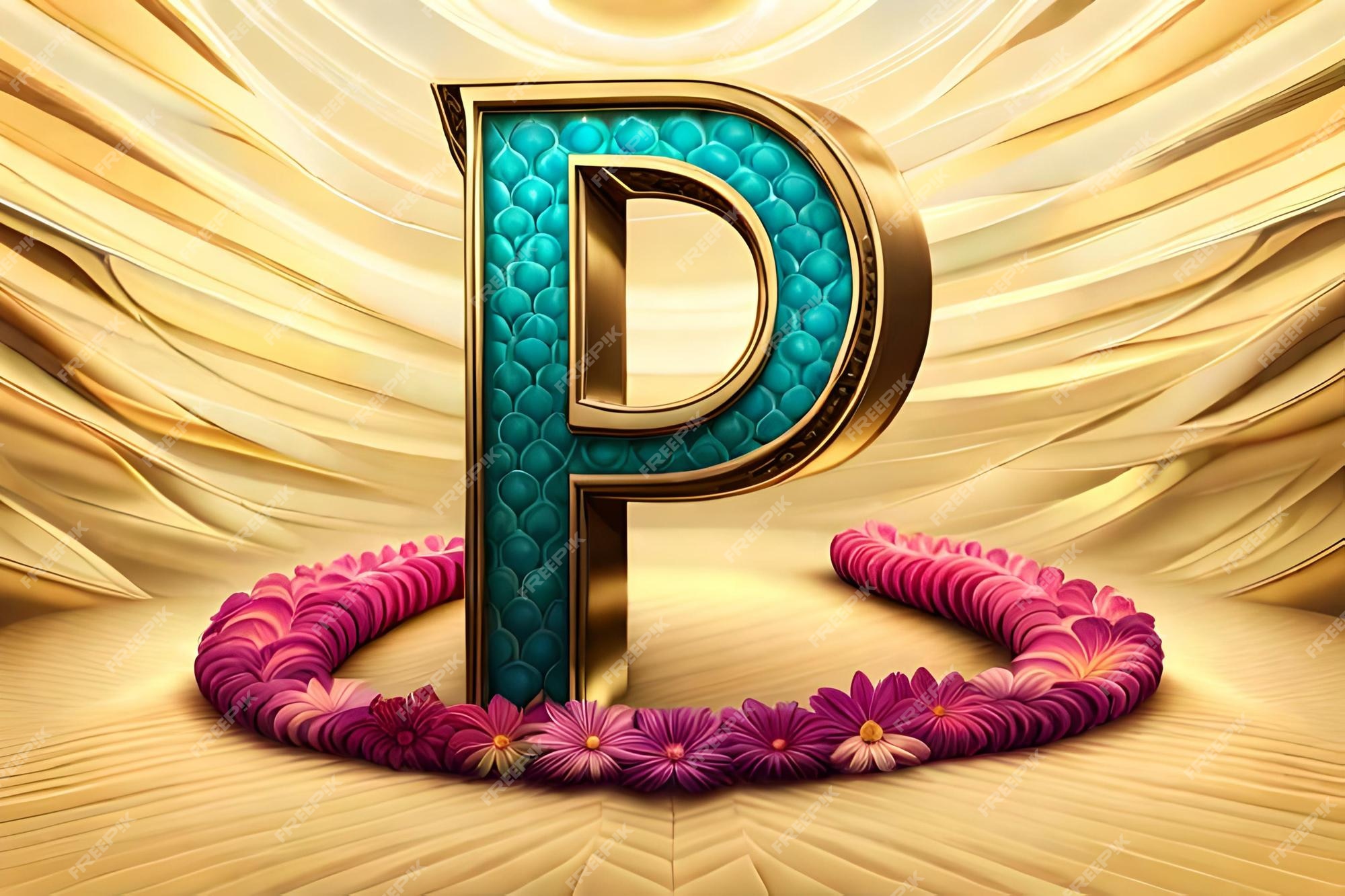 P Letter Wallpaper