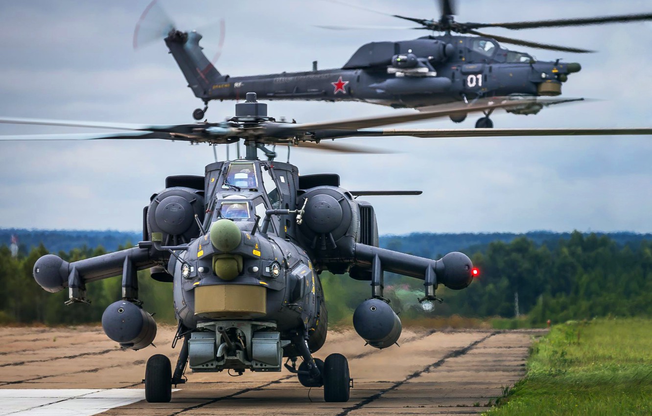 Wallpaper Helicopter Strip Army Russia Aviation Bbc Mi 28n