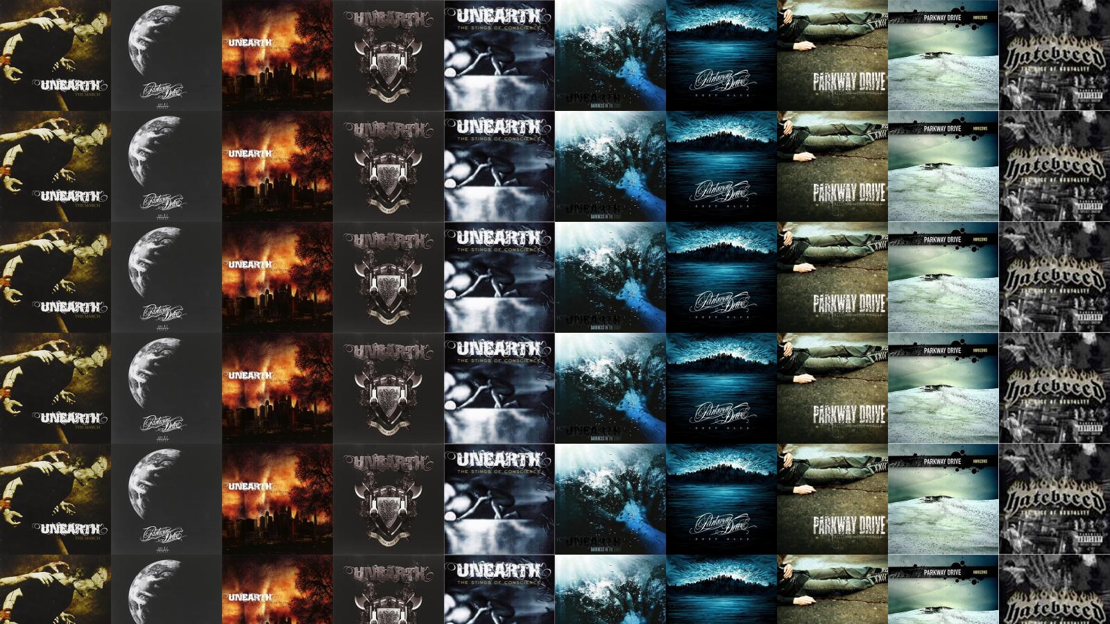 Unearth March Parkway Drive Atlas Oncoming Storm In Wallpaper