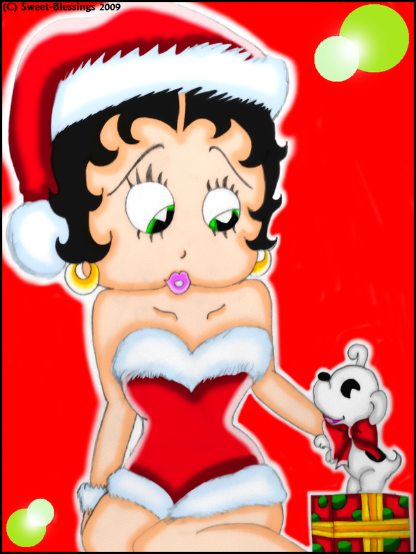 Christmas Betty Boop By Sweet Blessings
