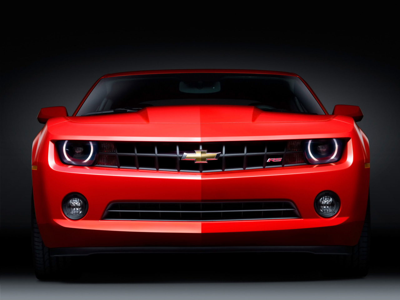 Chevrolet Camaro Rs Red Front Wallpaper