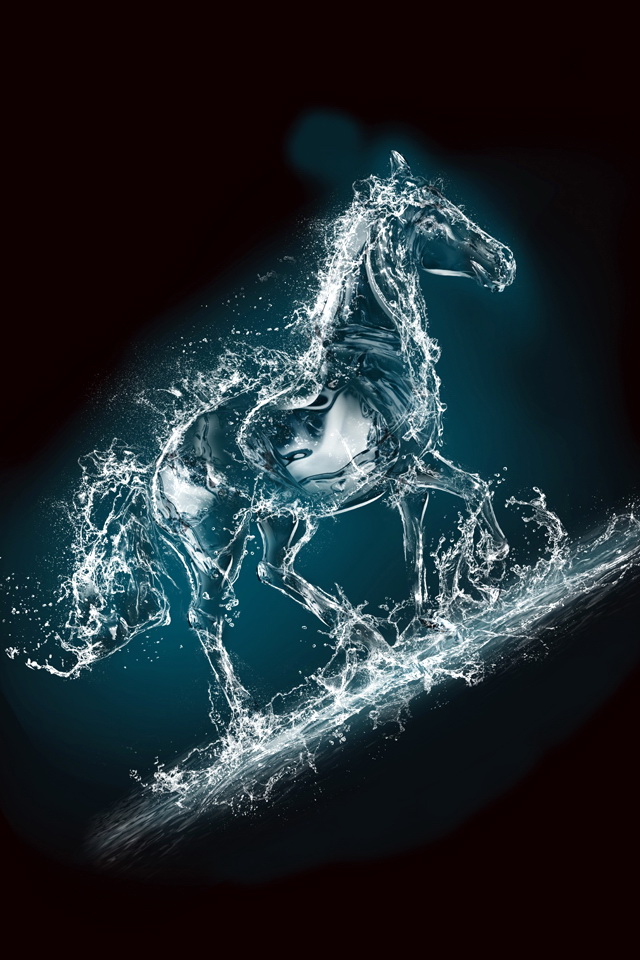 Water Horse Wallpaper iPhone