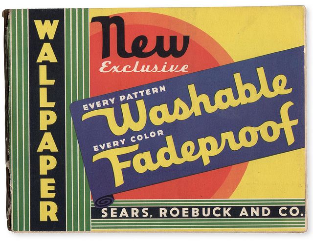Wallpaper Catalog Sears Roebuck And Co Via Depression Press