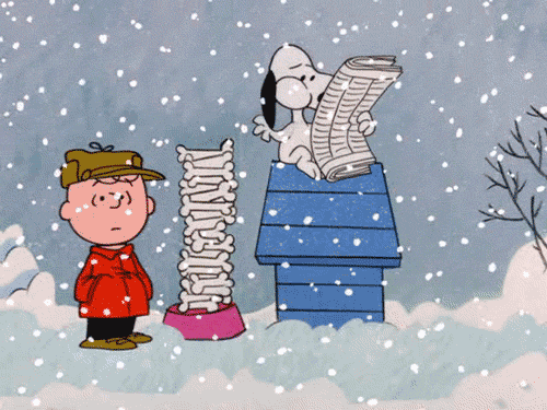 Charlie Brown Christmas In Snow Gifs Popthomology