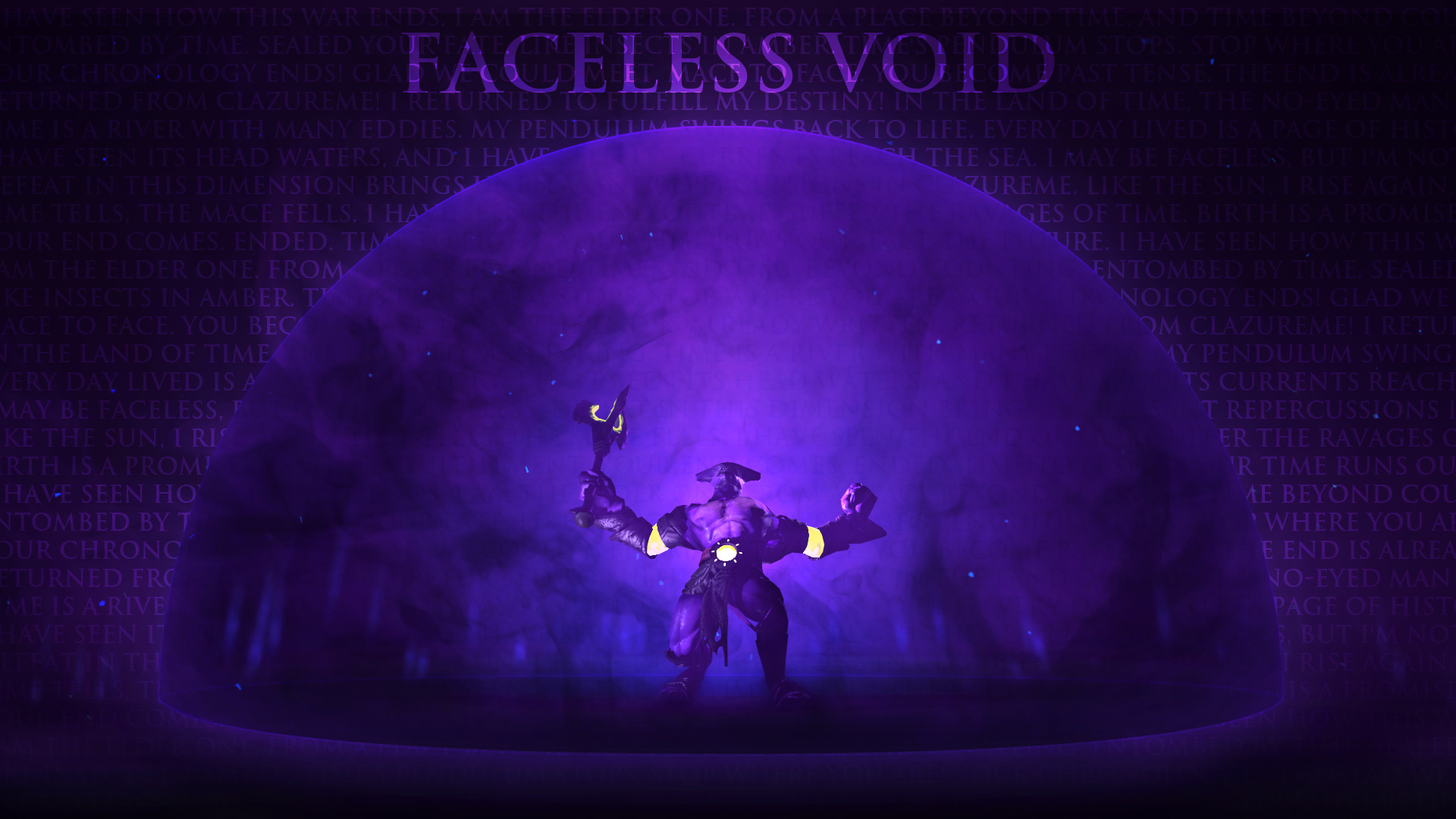 Darkterror Faceless Void Chronoshpere Dota Game HD Wallpaper