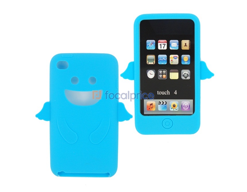 Ipod Touch 6th Generation Blue Cases Soft Rubber Skin Case Cover For