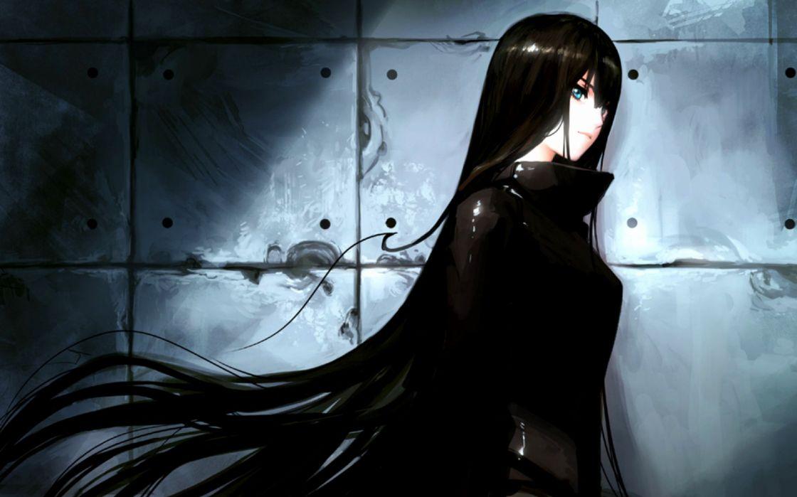 Goth Gothic Anime Girl Black Otaku Wallpaper