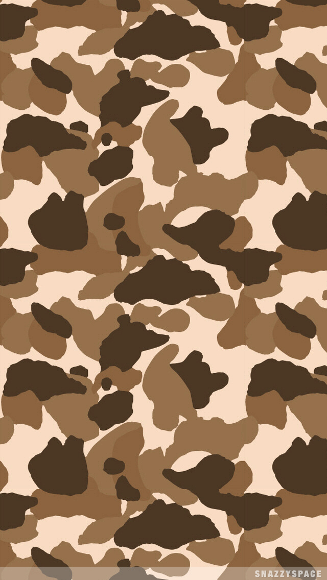 Brown Camo iPhone Wallpaper Chocolate Colored