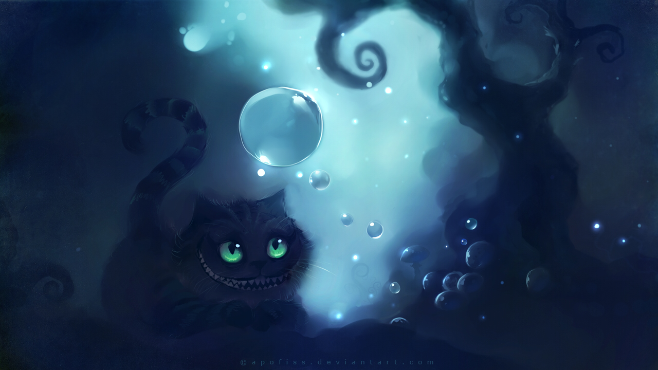 Cat Wallpaper Cheshire Alice In Wonderland Apofiss En