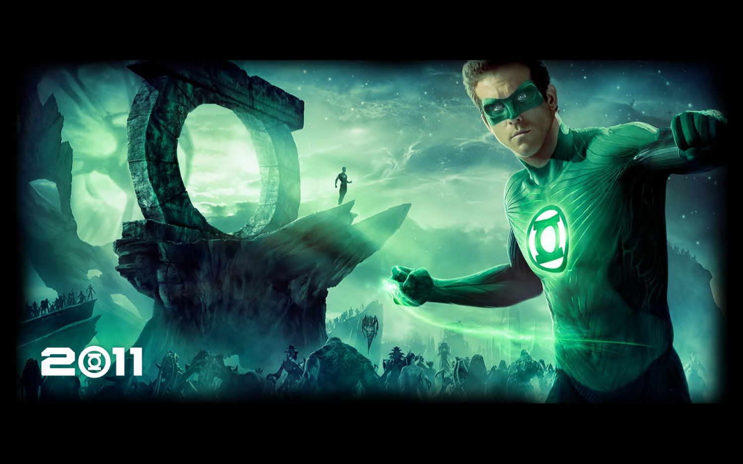 Green Lantern With Ryan Reynolds Movie Poster