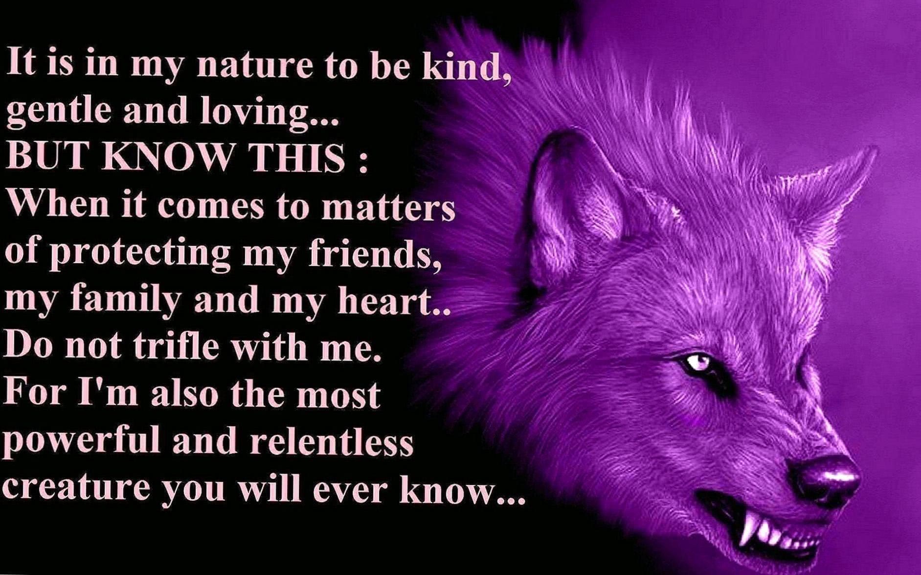 Lone Wolf Quotes HD Wallpaper Pro