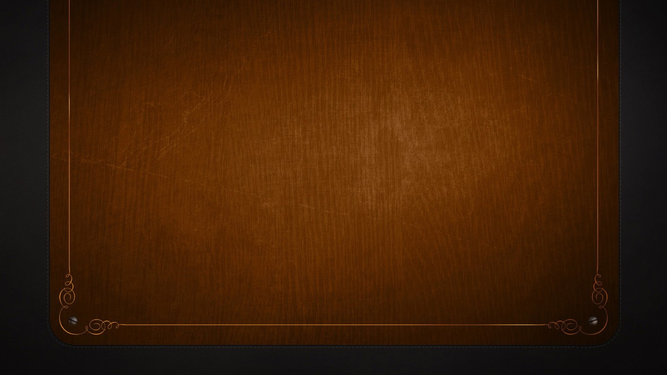 Wood and leather desk Widescreen Wallpaper   4046