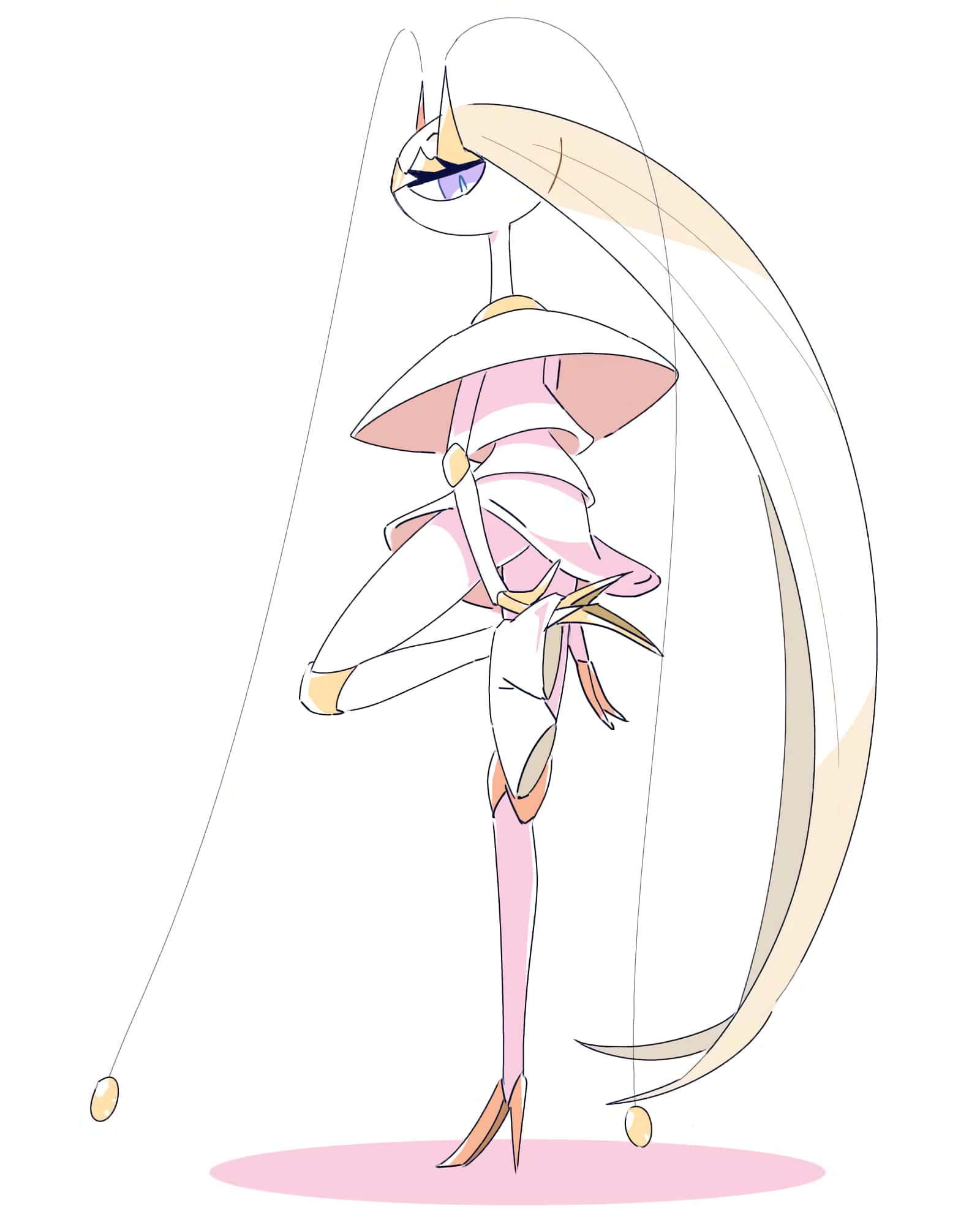 Pheromosa Full Body On White Wallpaper