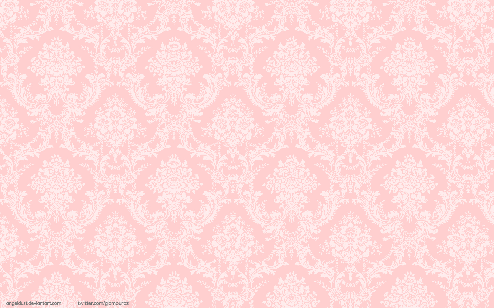 Pictures of Pink Gold Damask Wallpaper