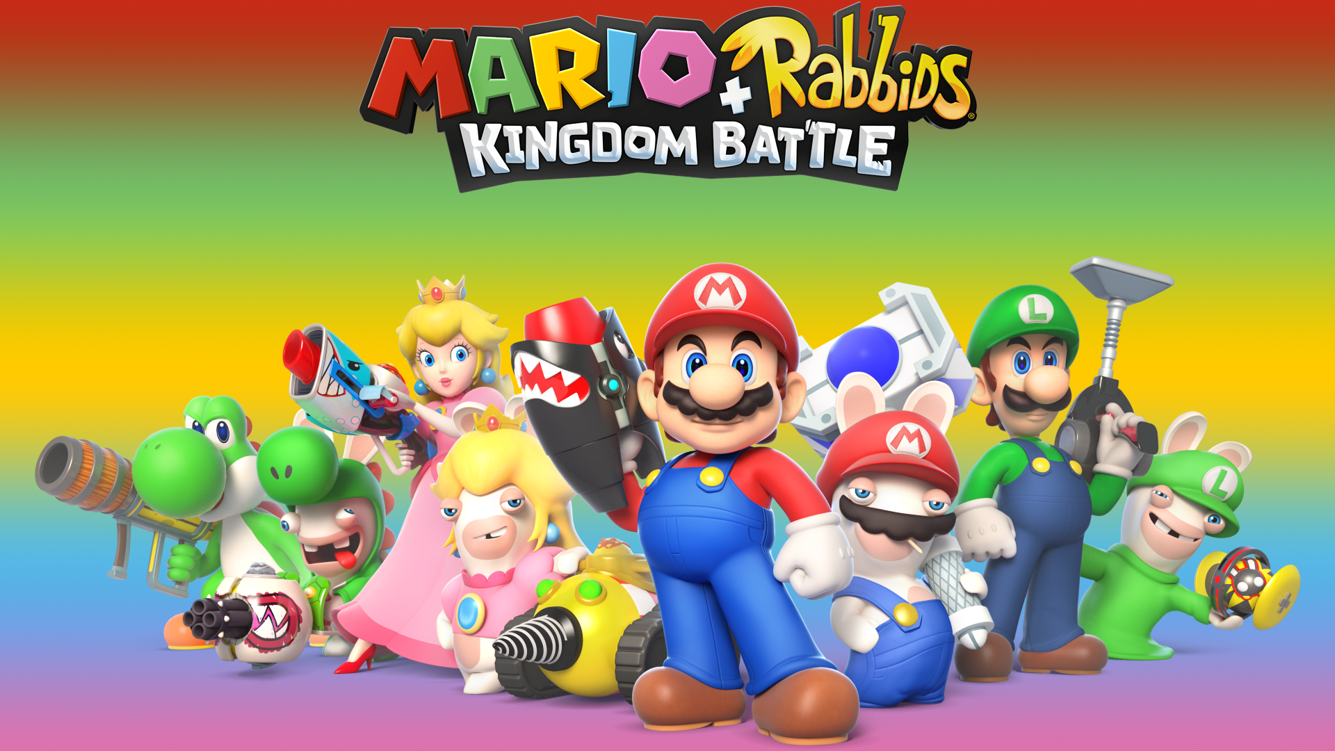 Mario Rabbids Kingdom Battle Wallpaper HD Background
