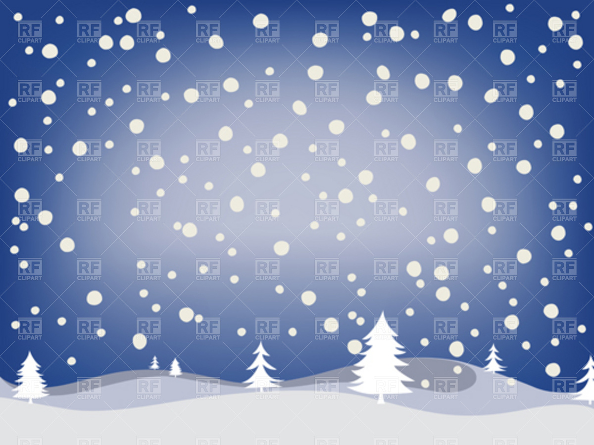 Winter Snowfall Background Vector Image Of Background Textures
