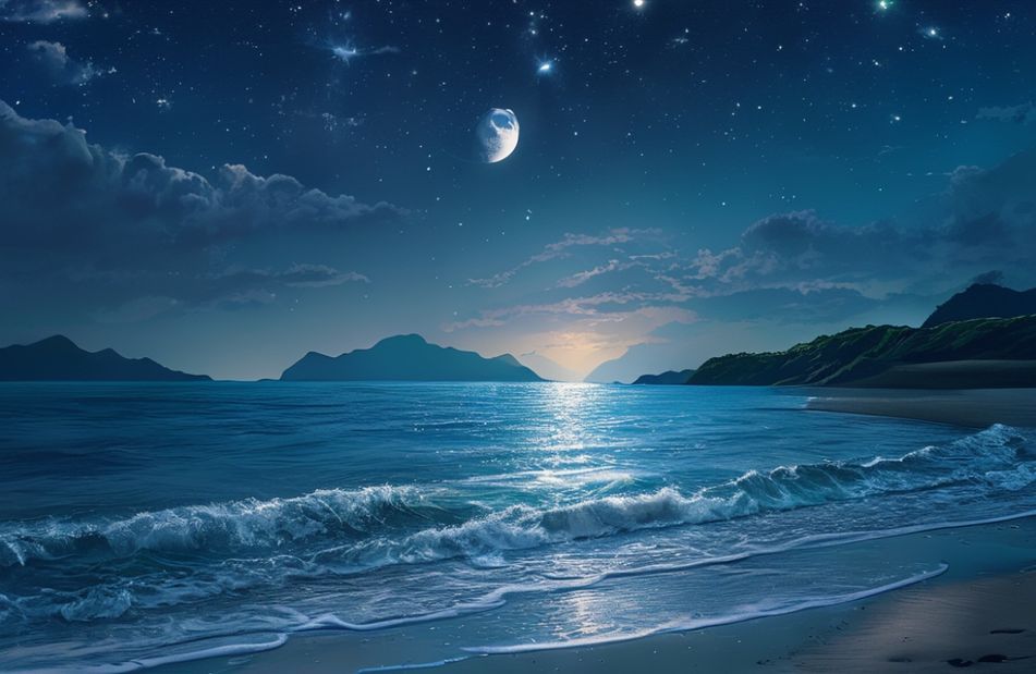 Night Ocean Wallpaper