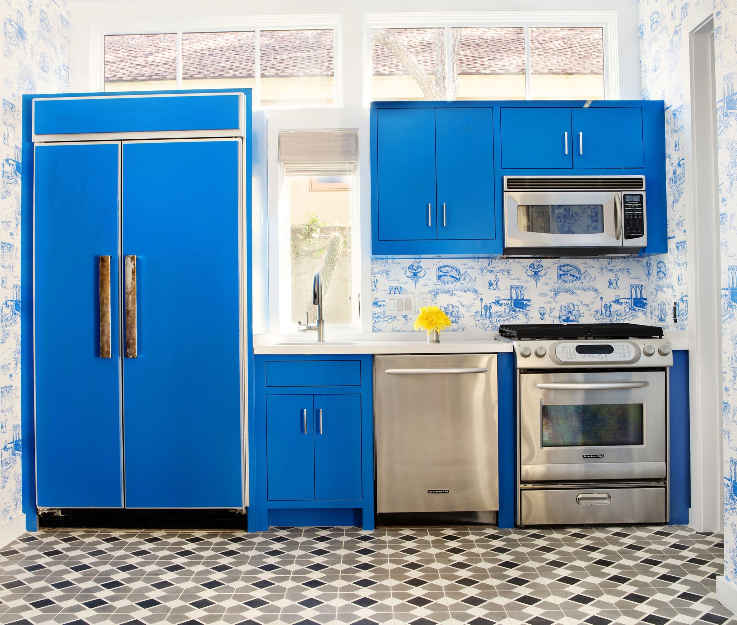 Blue Kitchen Ideas Lovely Ways To Use Cabis And Decor