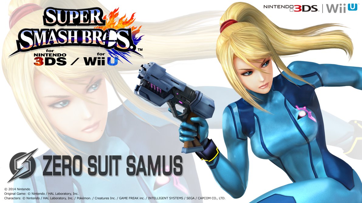 Super Smash Bros Zero Suit Samus Wallpaper By Masterenex