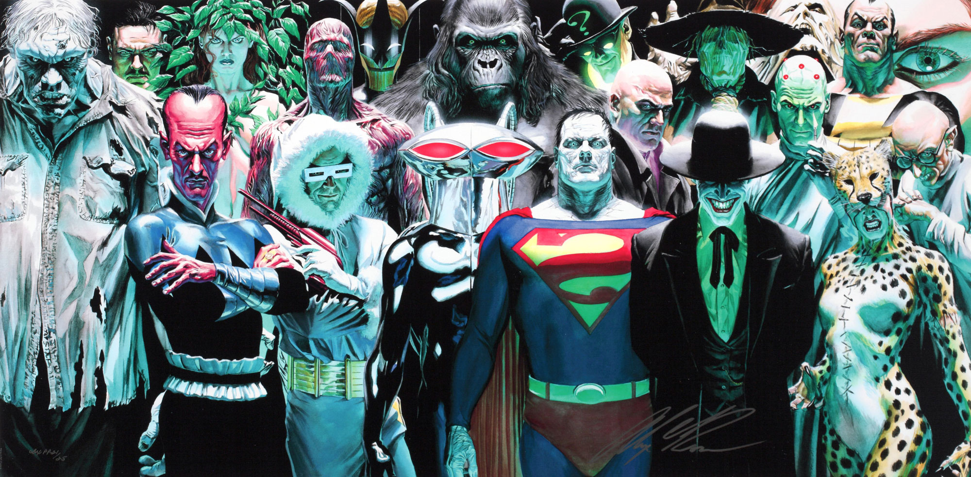 Artwork By Alex Ross Promotional Art For The Justice Maxiseries
