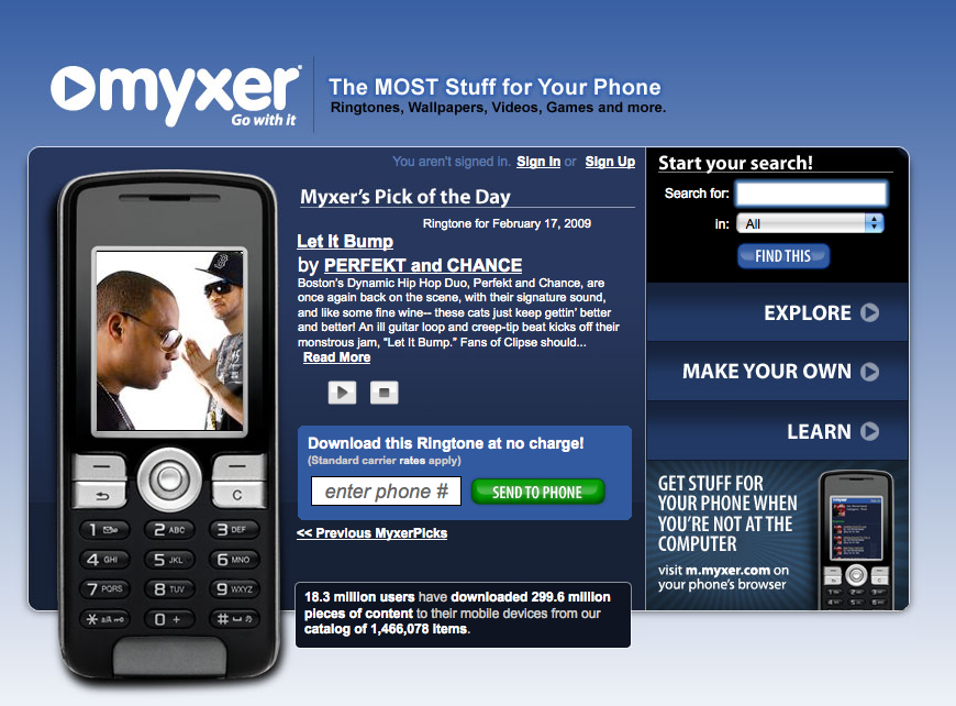 Picture Myxer Tones Is A Great Site Where You Upload Your