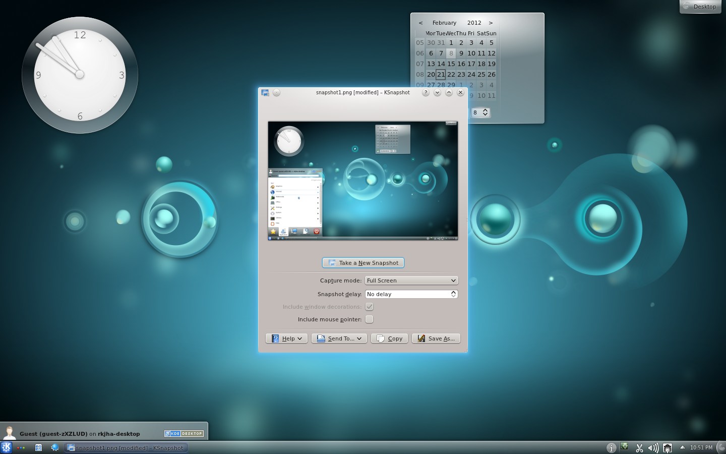 Kde Desktop Snapshot