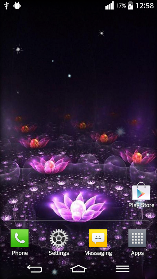 Glowing Flowers Live Wallpaper Android Apps On Google Play