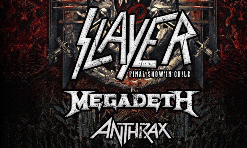 Slayer Megadeth Anthrax To Headline Santiago Gets Louder Festival