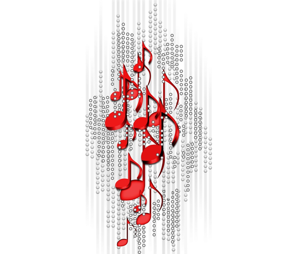 Red Music Notes Wallpaper Image Pictures Becuo