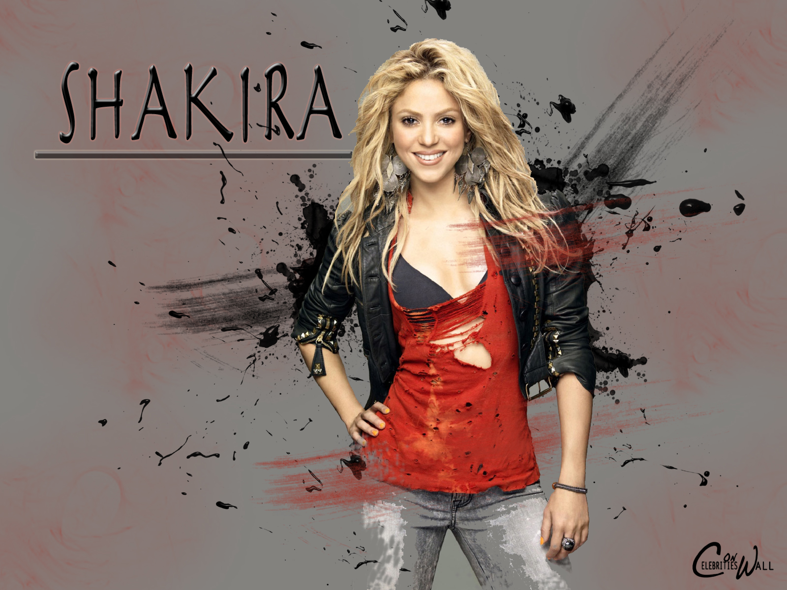Shakira black and white singer HD wallpaper  Peakpx