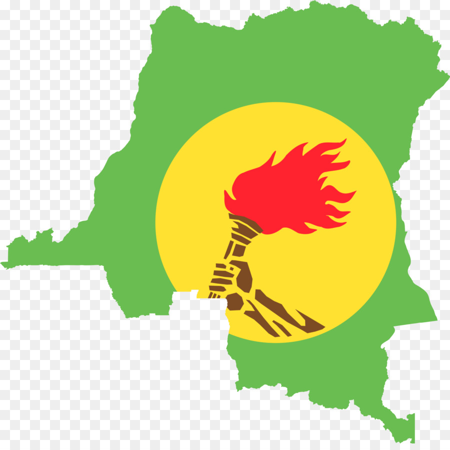 Flag Of The Democratic Republic Congo River Map