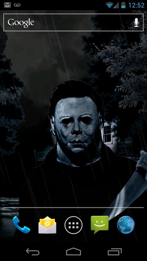 This super scary Halloween live wallpaper based on the cinematic cult