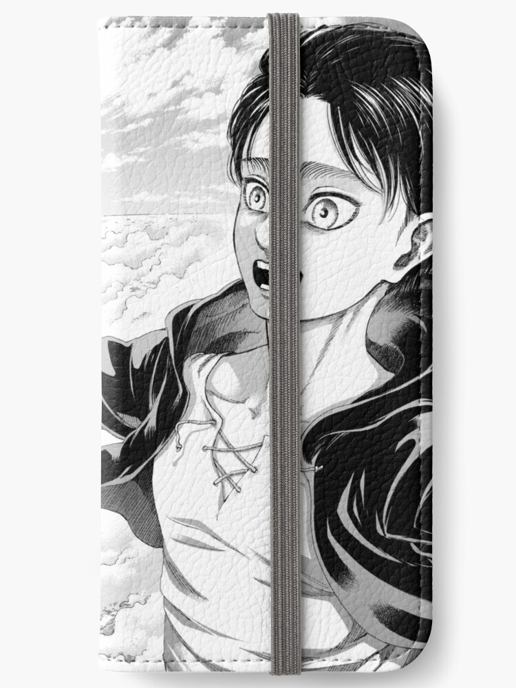 Freedom   Eren Yeager Manga Panel Attack on Titan iPhone Wallet