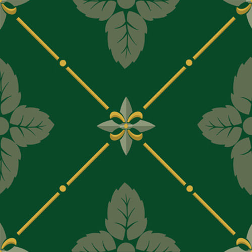 1800s Wallpaper Patterns S Green And Gold With
