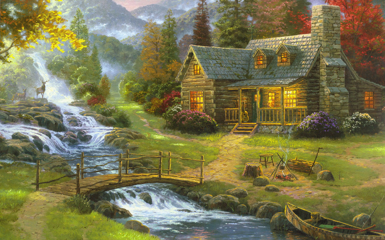 Paintings WallpapersPainting landscape pictures wallpaper
