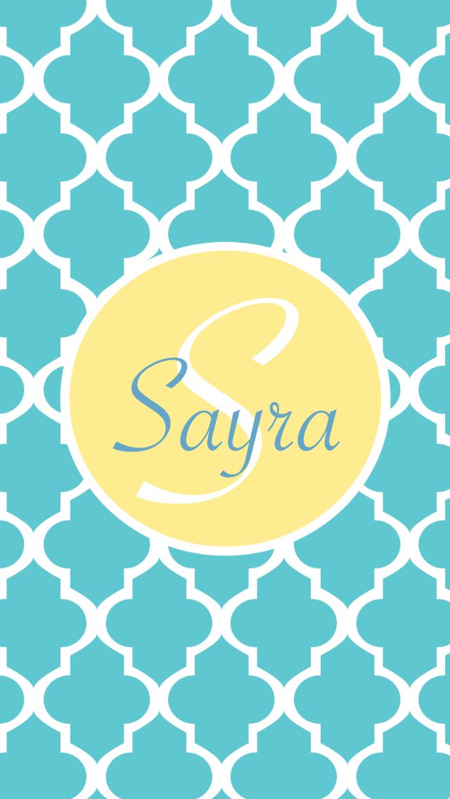 Sayra in teal and yellow Cute Phone Wallpaper Pinterest