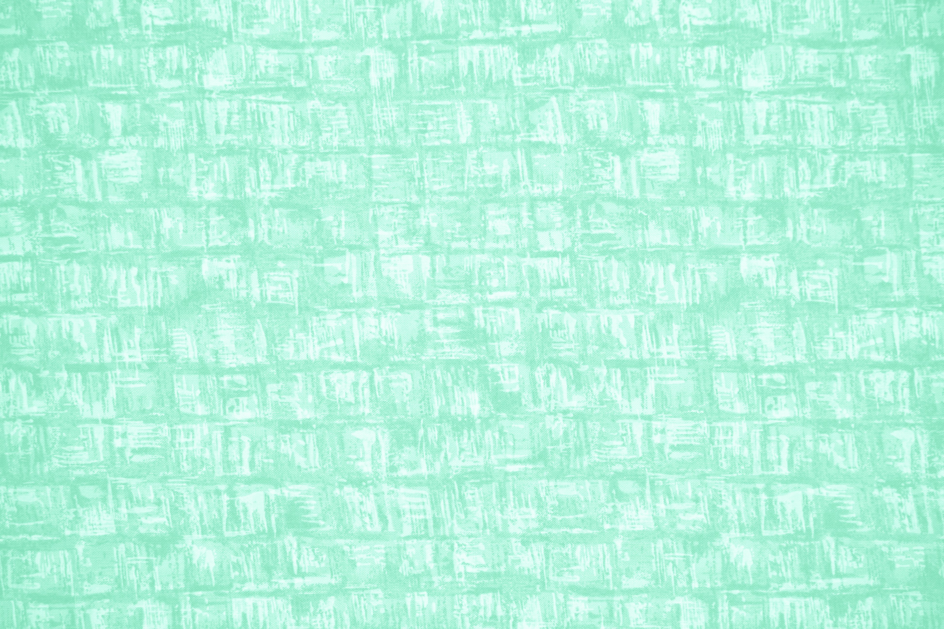 Mint Green Abstract Squares Fabric Texture Picture Free Photograph
