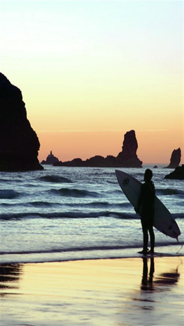 Beach California HD iPhone Wallpaper S 3g
