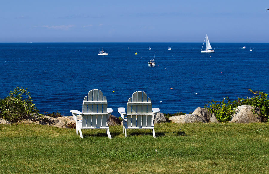 Adirondack Chairs By The Ocean Monica Scanlan