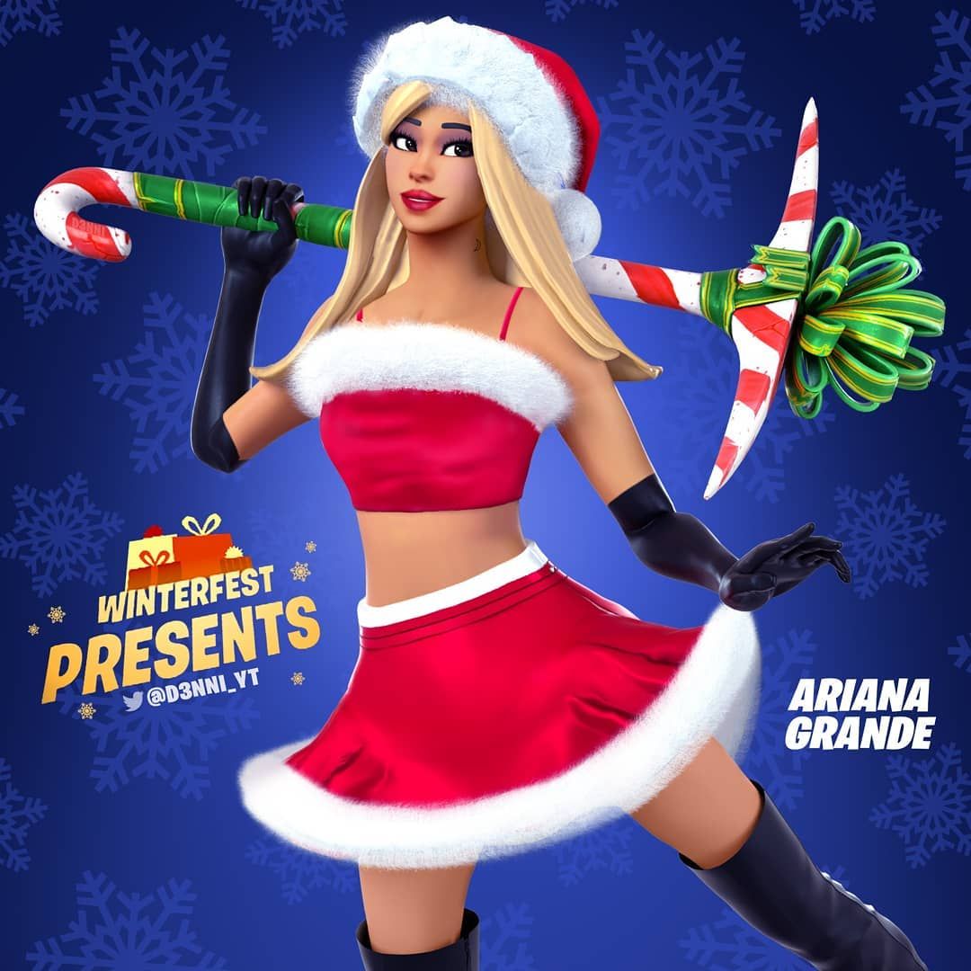 Fortnite Battle Royale On Instagram Christmas Themed Ariana