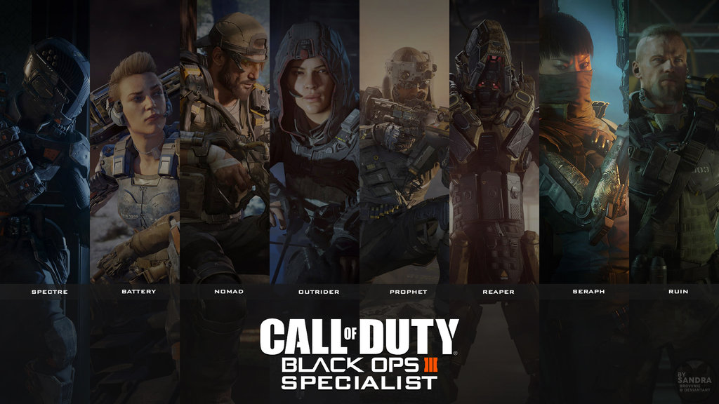 Black Ops 3 Wallpaper Specialist ALL Names by Brovvnie on