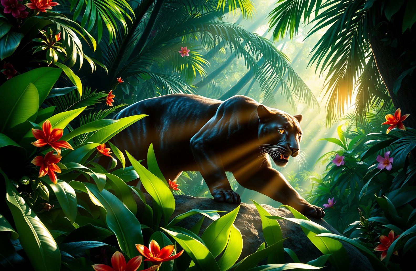 Black Jaguar Wallpaper