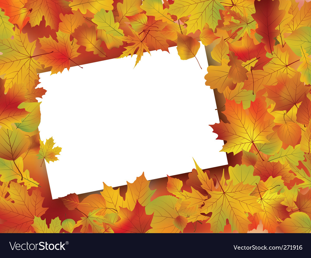 Thanksgiving Fall Autumn Background Royalty Vector