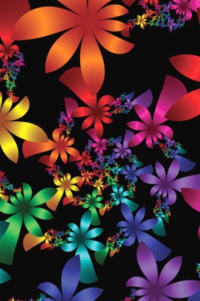 Beautiful Flowers Flori Cg Art iPhonewallpaper