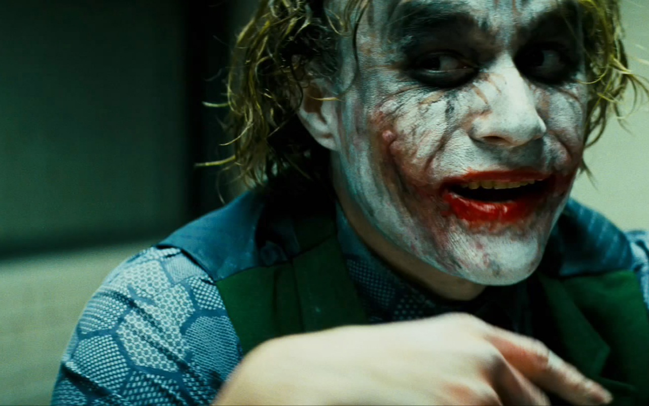 Awesome HD Wallpaper The Joker Heath Ledger Smiling