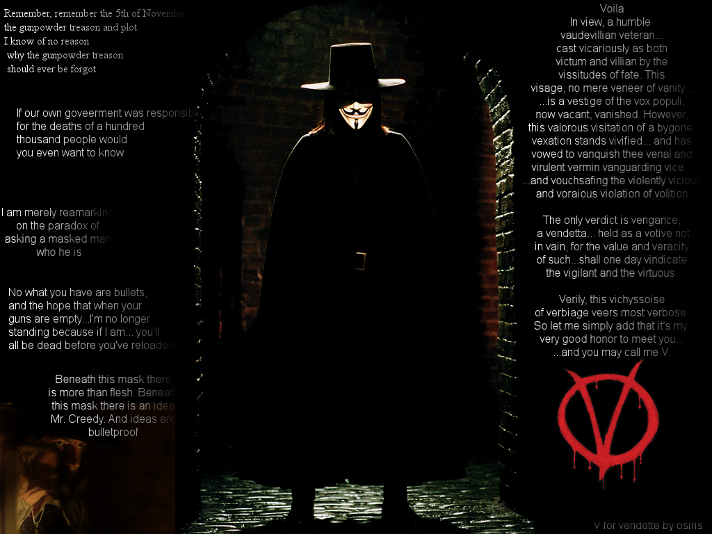 For Vendetta Wallpaper V Background