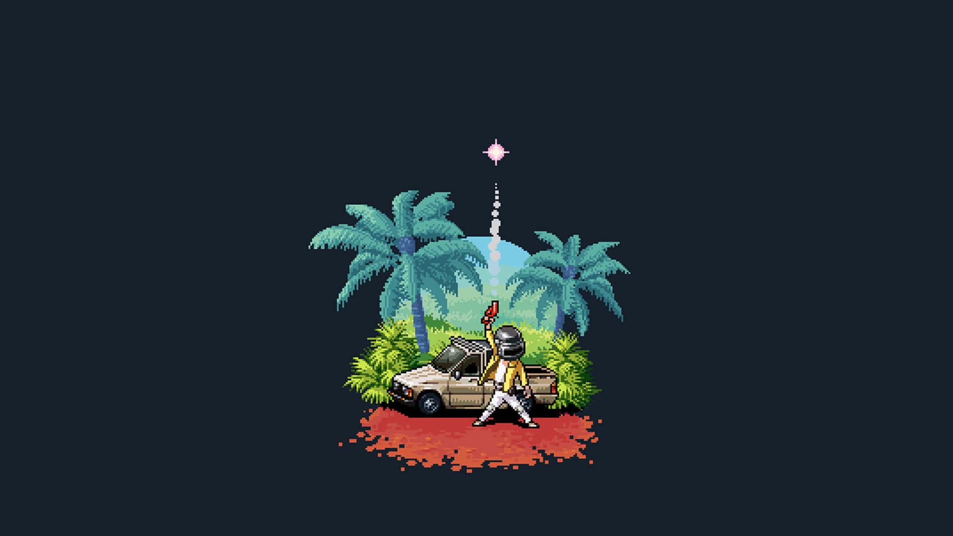 Pixel Game Background Wallpaper